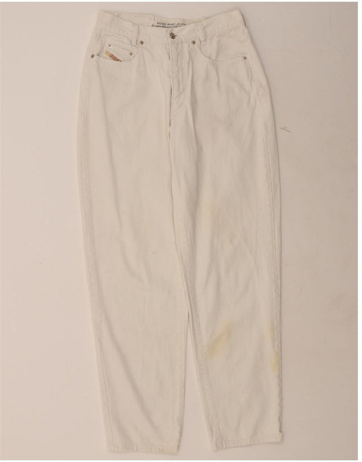 DIESEL Mens Tapered Jeans W34 L34 White Cotton Vintage Diesel and Second-Hand Diesel from Messina Hembry 