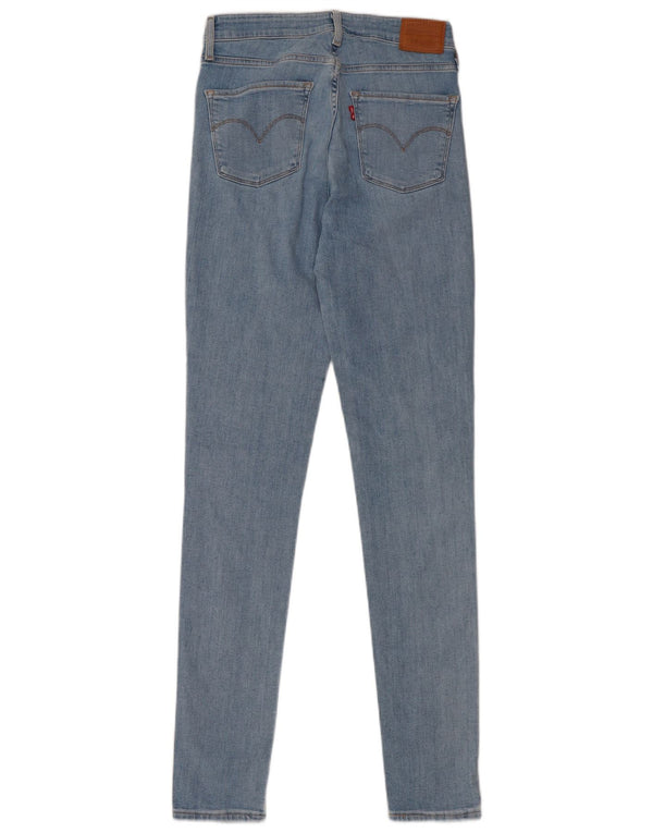 Calça jeans skinny feminina Levi's 721 cintura alta W27 L32 algodão azul