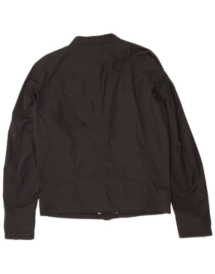 Jaqueta Diesel Mens Biker UK 42 XL Poliéster Preto