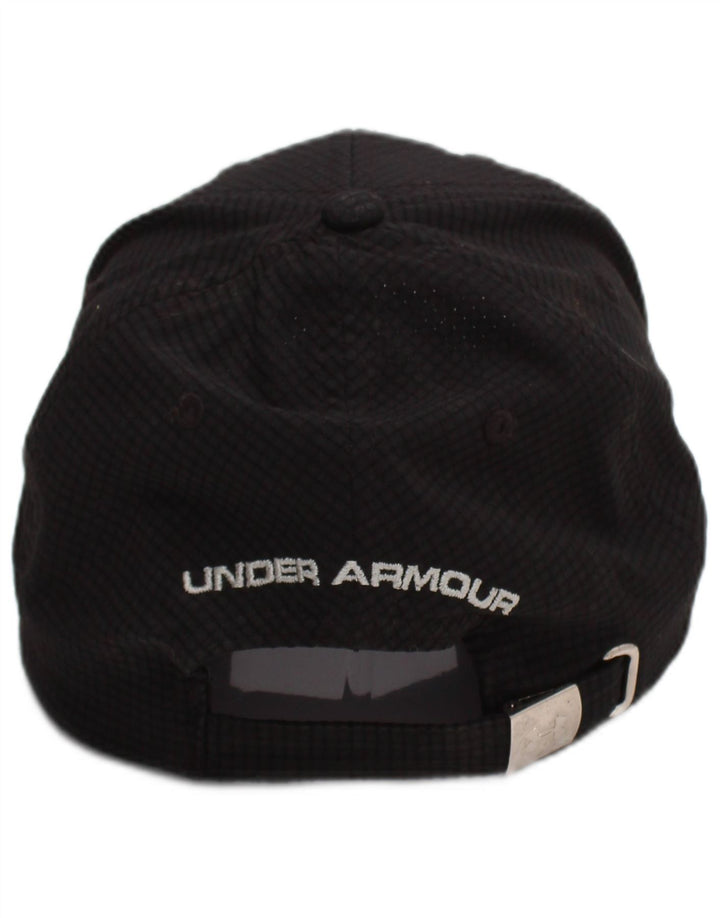 Boné de beisebol gráfico masculino Under Armour médio/grande poliéster preto