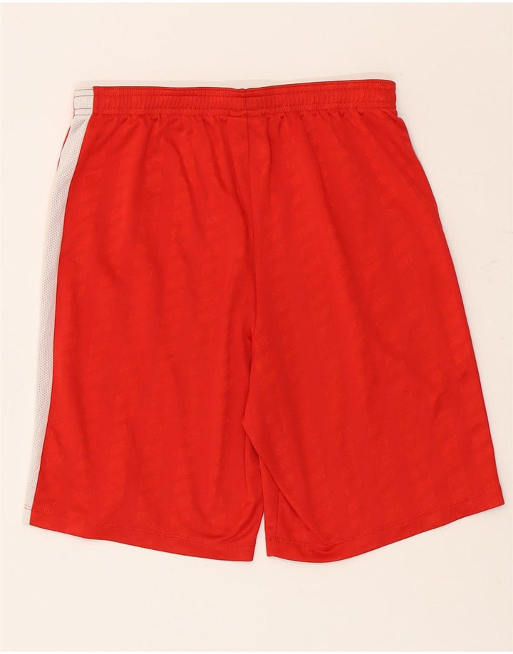 Shorts esportivos masculinos Nike Dri Fit pequeno poliéster colorblock vermelho