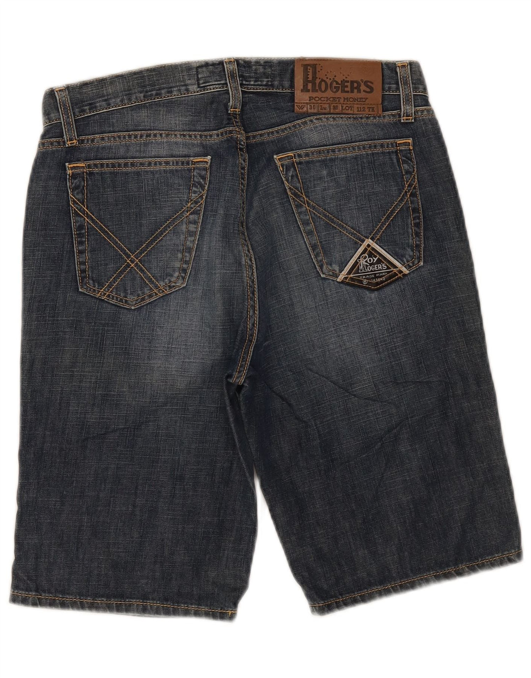 Shorts jeans feminino Roy Rogers IT 44 médio W30 algodão azul