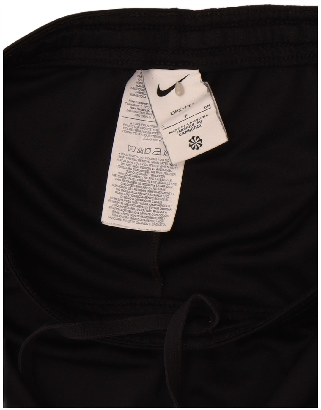 Shorts esportivos masculinos Nike Regular Fit pequenos poliéster colorblock preto