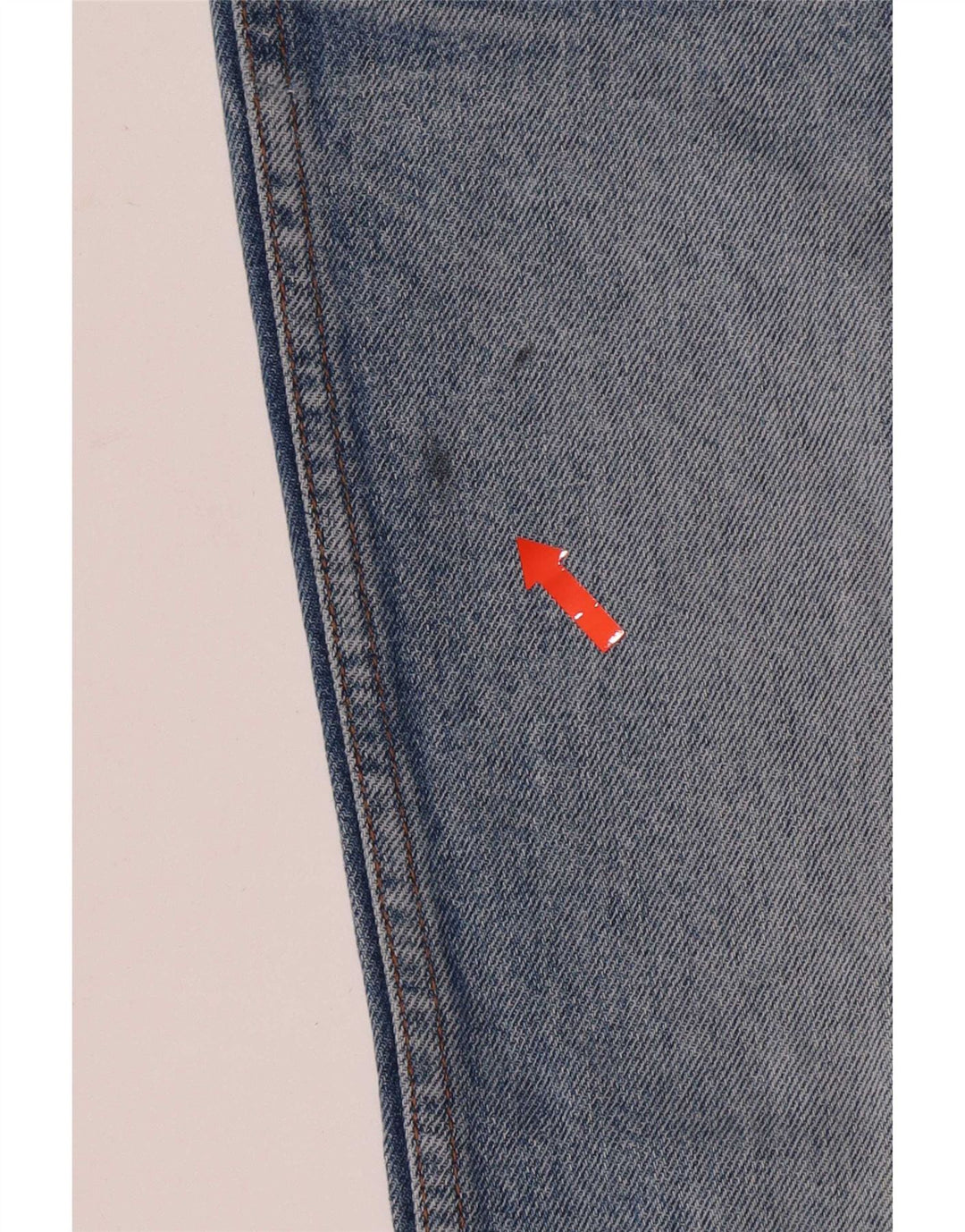 Wrangler Mens Straight Jeans W30 L28 Azul Algodão Clássico