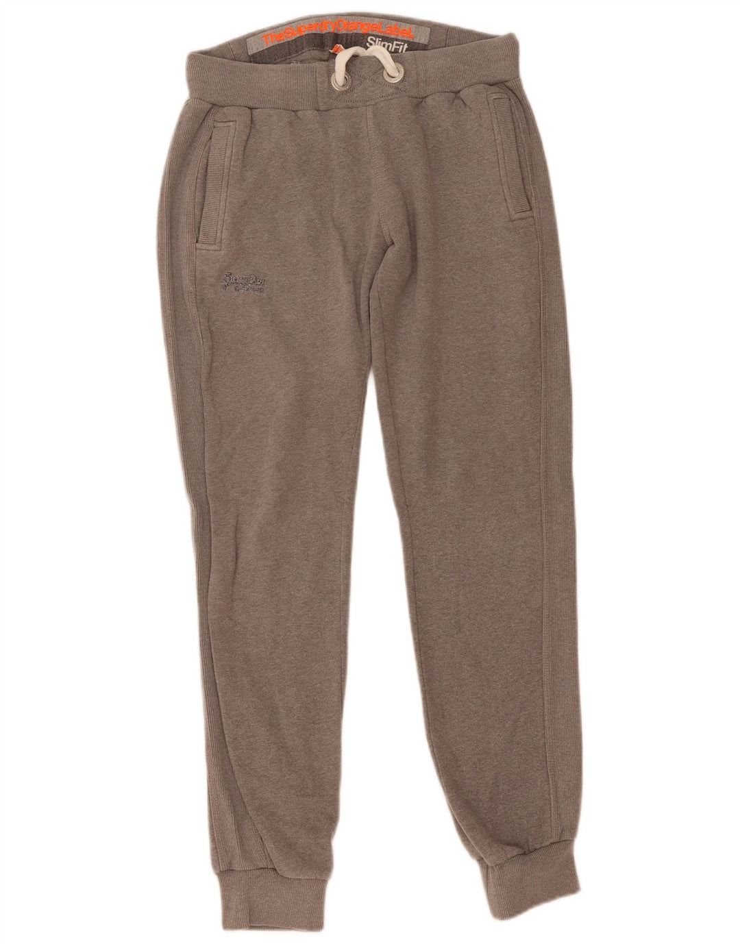 Calça de treino feminina Superdry Joggers UK 14 cinza médio manchado