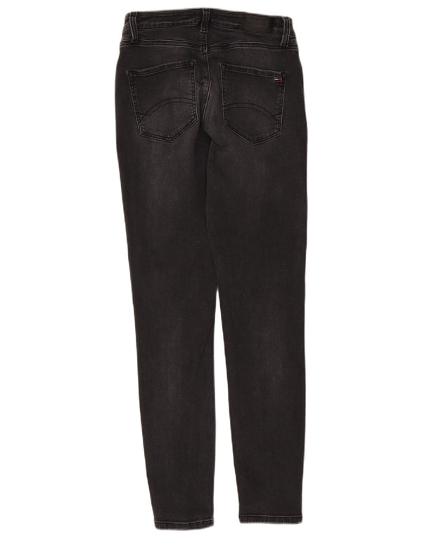 Calça Jeans Tommy Hilfiger Santana High Rise Skinny W28 L30 Algodão Preto