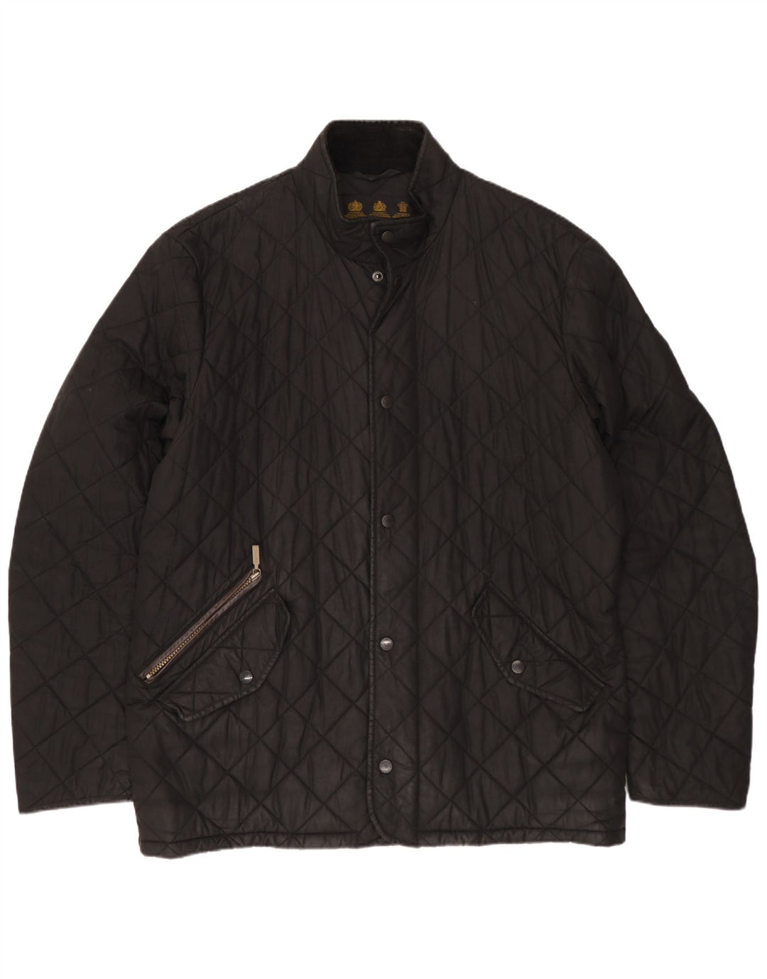 Jaqueta acolchoada masculina Barbour UK 40 grande preta