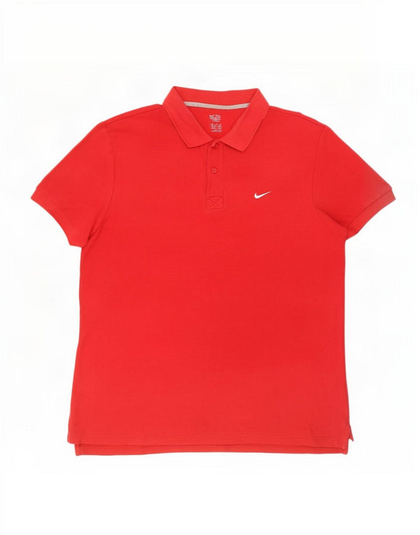 Camisa polo masculina Nike UK 46/48 XL algodão vermelho