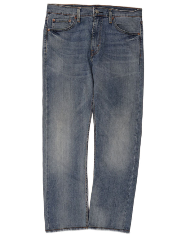 Levi's Masculino 513 Straight Jeans W32 L28 Azul Algodão