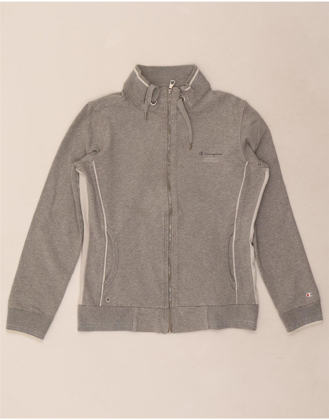 Jaqueta feminina Champion Heritage Classics Tracksuit UK 12 cinza médio