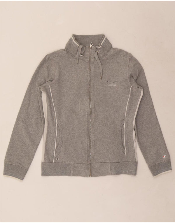 Jaqueta feminina Champion Heritage Classics Tracksuit UK 12 cinza médio