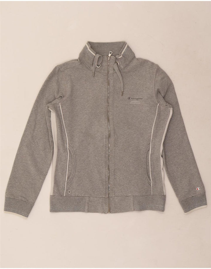 Jaqueta feminina Champion Heritage Classics Tracksuit UK 12 cinza médio