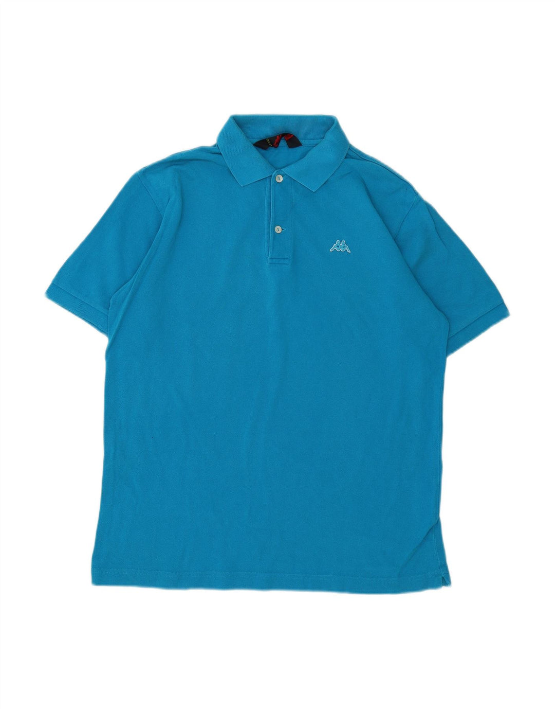 Camisa polo masculina KAPPA algodão azul médio