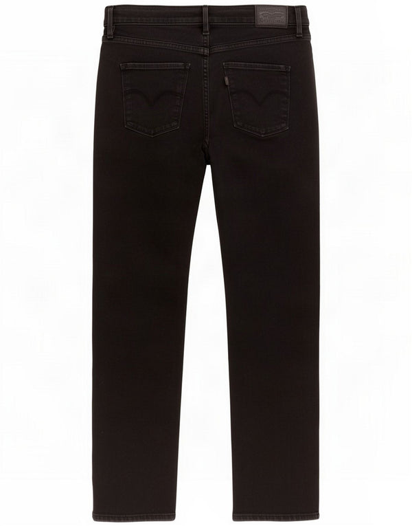 Levi's Womens 314 Shaping Straight Jeans W31 L30 Algodão Preto