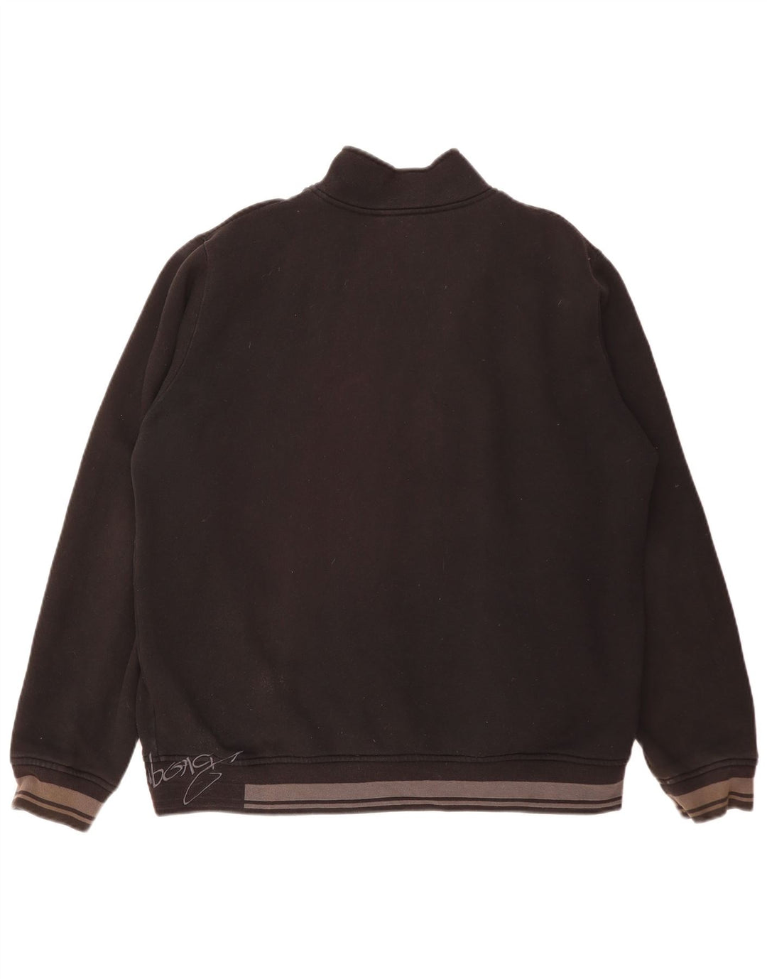 Billabong Mens Treino Top Jaqueta XL Algodão Preto