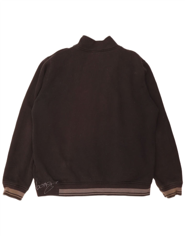 Billabong Mens Treino Top Jaqueta XL Algodão Preto