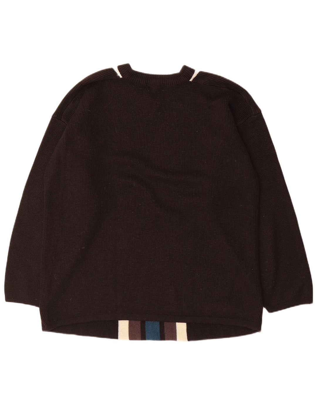 Suéter masculino Earthbound com decote em V 2XL preto colorblock