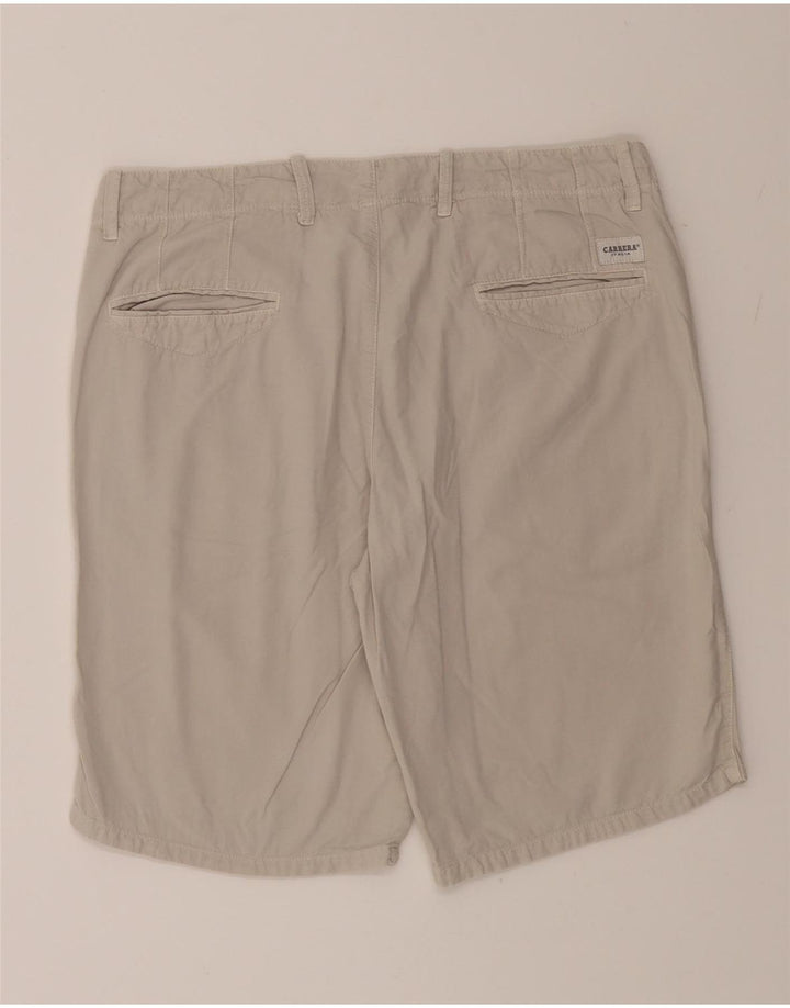 CARRERA Mens Chino Shorts IT 50 Large W34  Beige Cotton Vintage Carrera and Second-Hand Carrera from Messina Hembry 