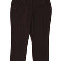 Calça feminina reta casual KARL LAGERFELD W36 L28 poliéster preto