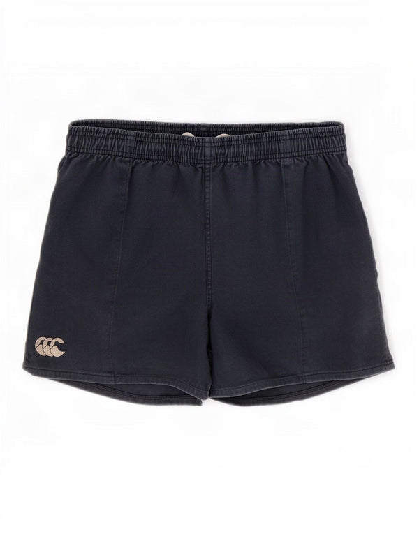 Canterbury Mens Casual Shorts UK 38 Médio W32 Azul Marinho Algodão
