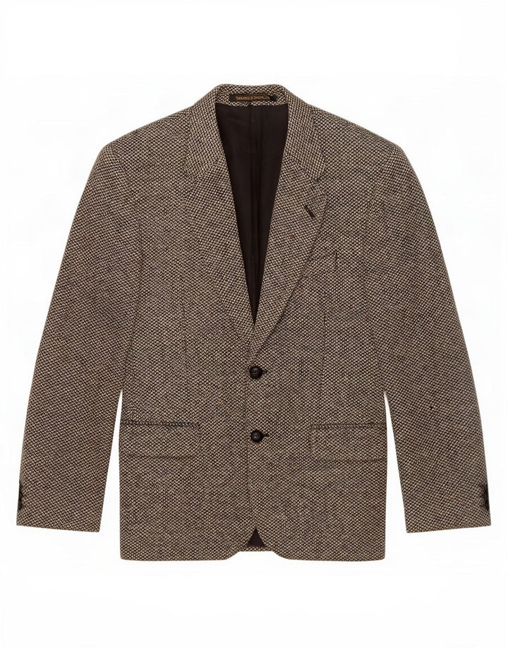 Jaqueta blazer masculina Marks & Spencer curta de 2 botões Reino Unido 38 verde médio
