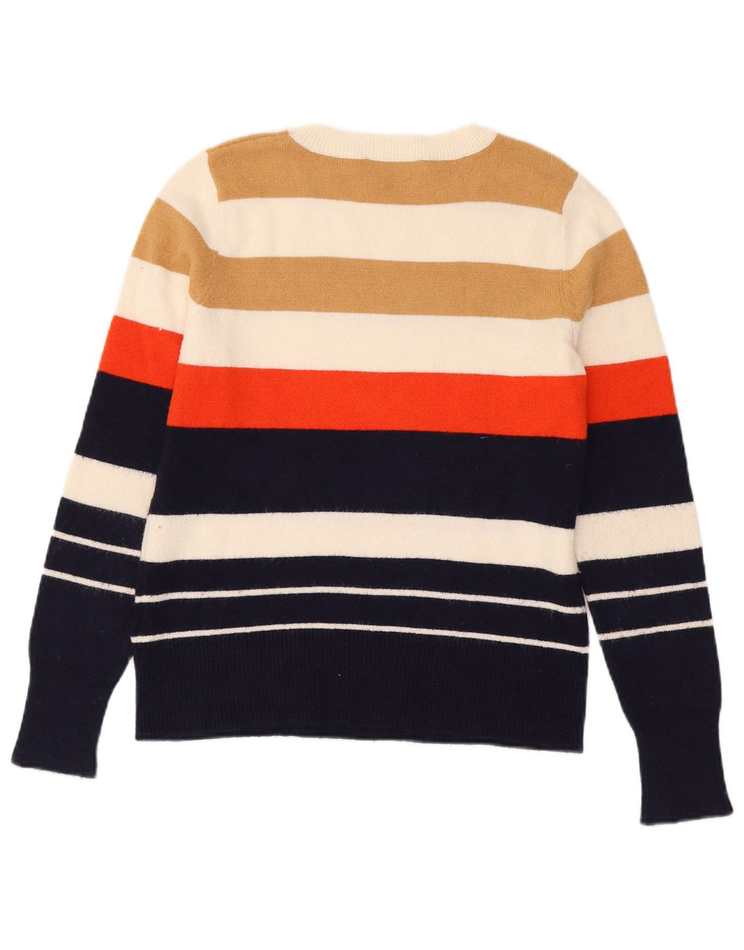 Suéter feminino Oasis com gola redonda e listrado médio multicolorido Reino Unido 12