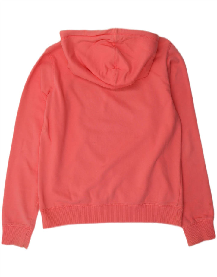 CHAMPION Suéter com capuz gráfico feminino UK 14 rosa médio