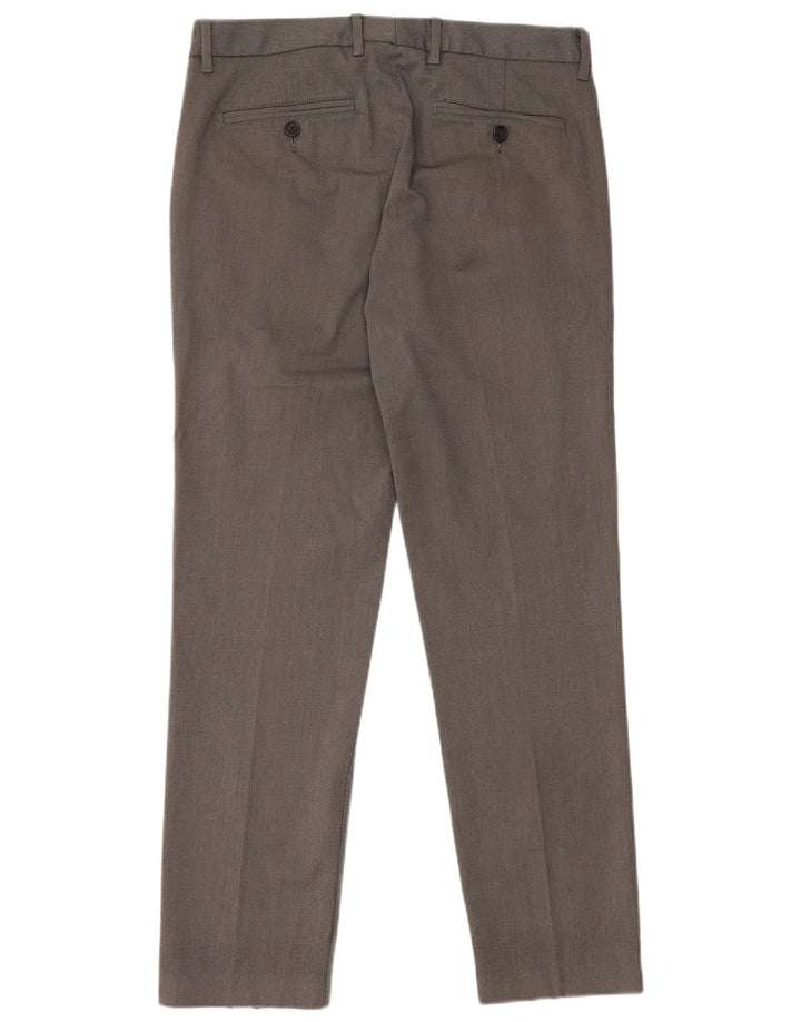 BONOBOS Calça masculina slim casual W31 L30 algodão cinza