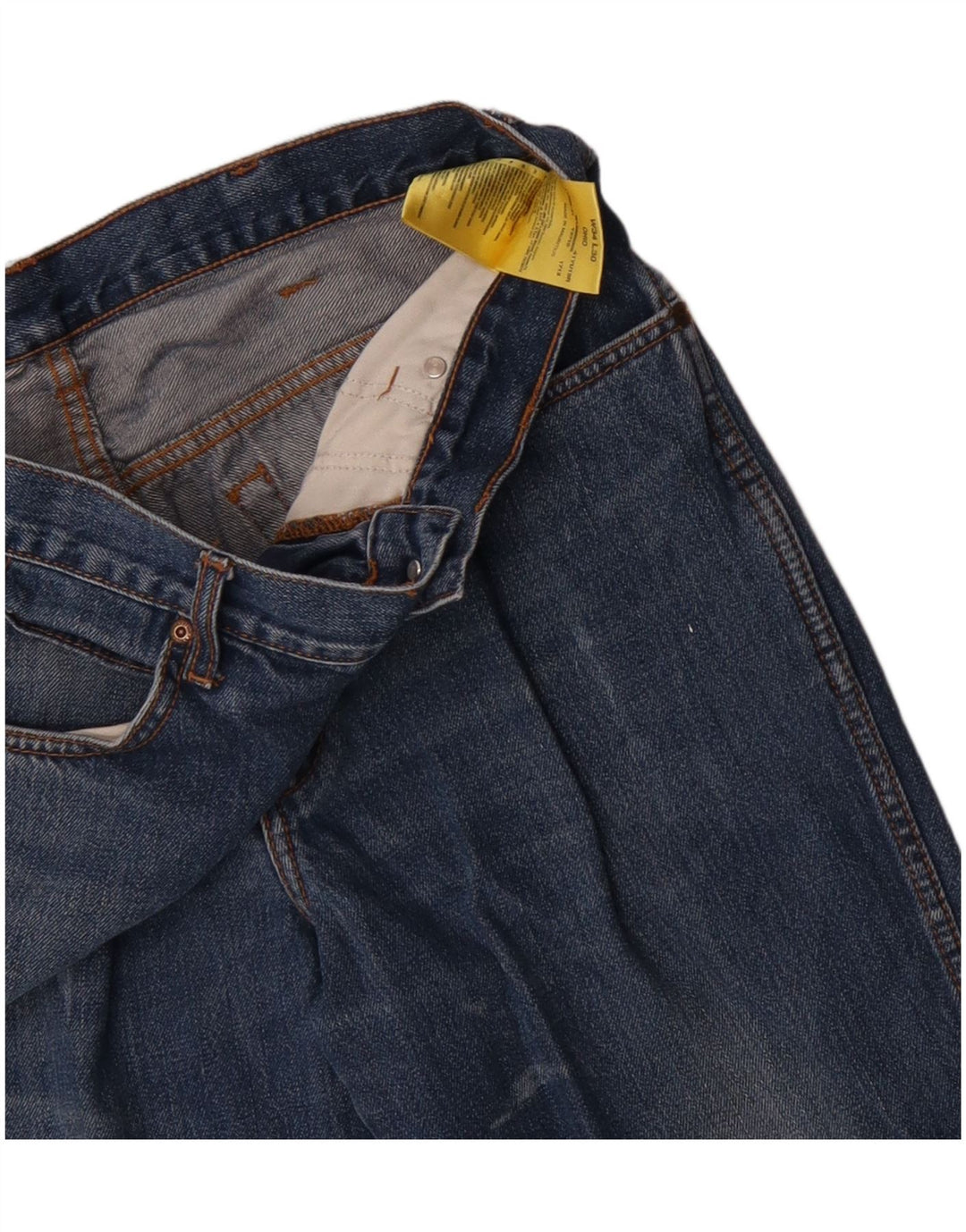 Wrangler Masculino Ohio Straight Jeans W34 L30 Azul Algodão