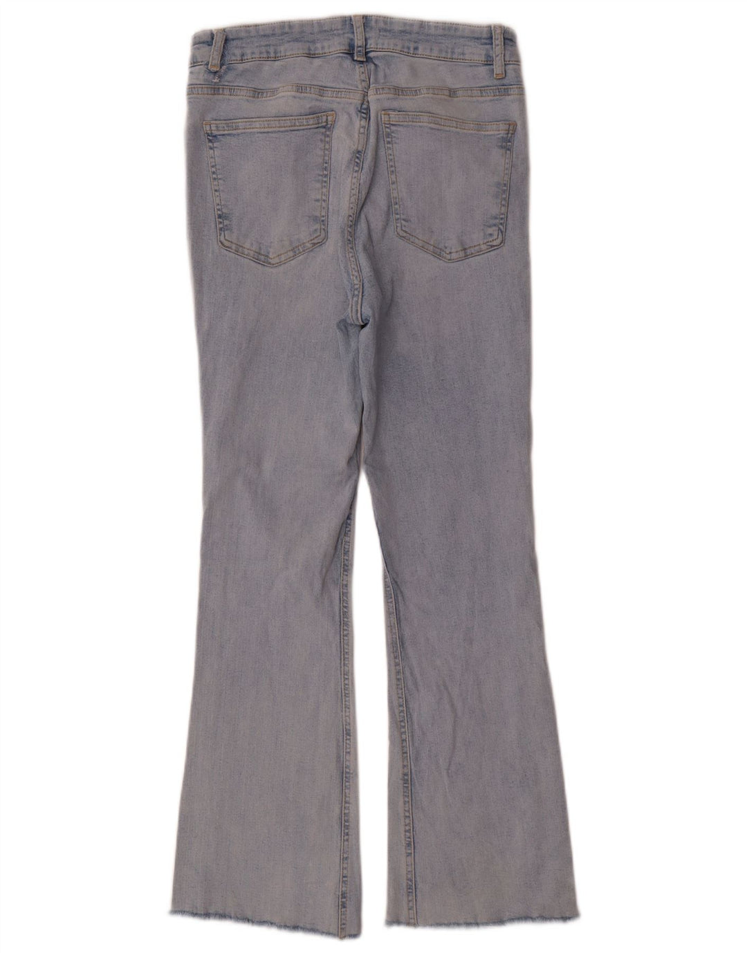 Zara Jeans feminino queimado EU 42 grande W32 L27 algodão azul