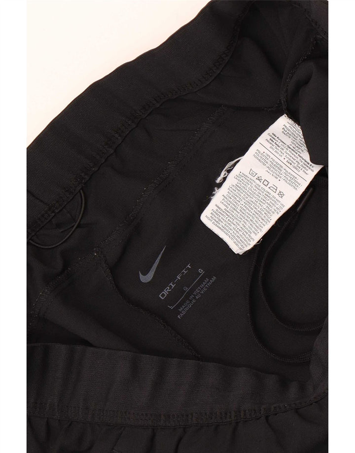 Nike Mens Dri Fit Calças de treino Joggers Grande Poliéster Preto