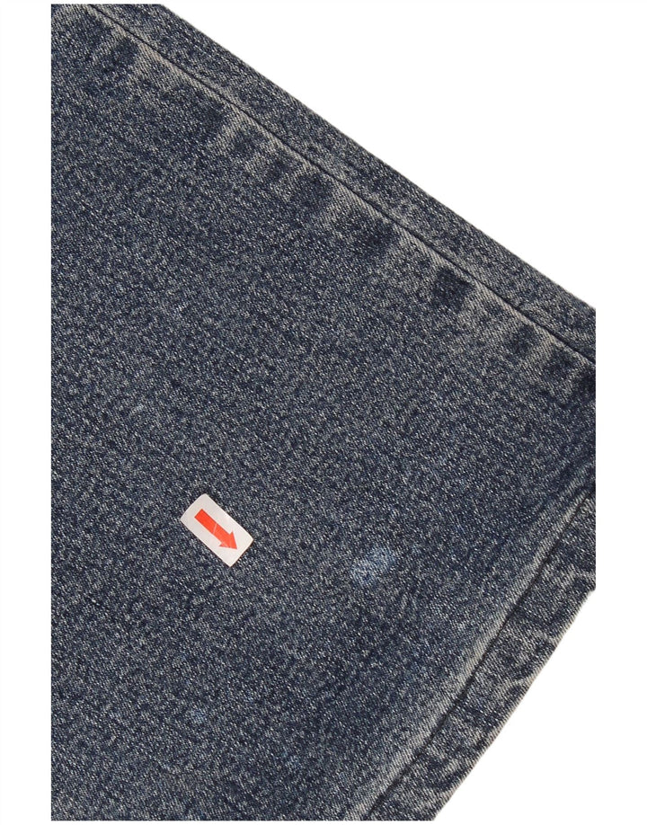 Jeans retos femininos Trussardi W29 L30 algodão azul