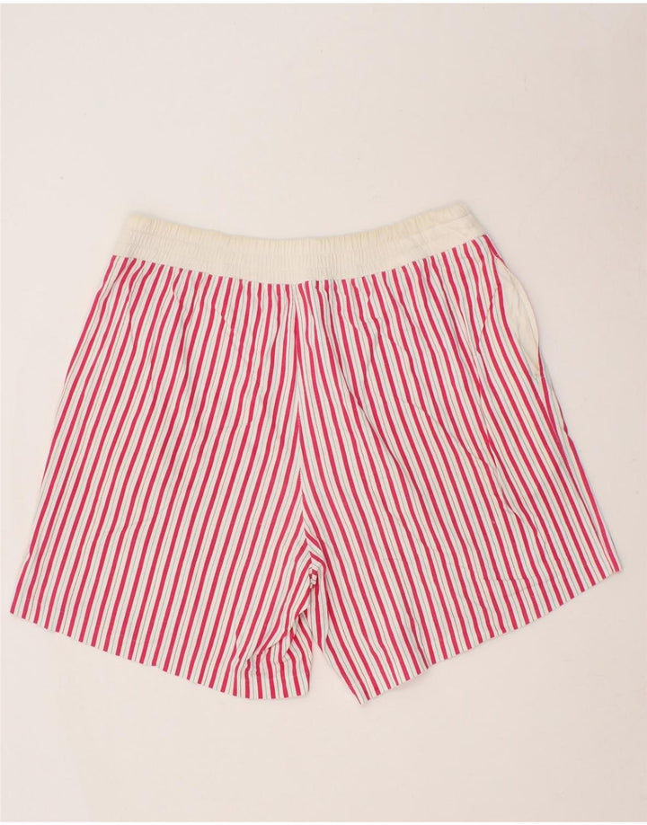 Roupa de banho masculina VINTAGE grande listrada rosa