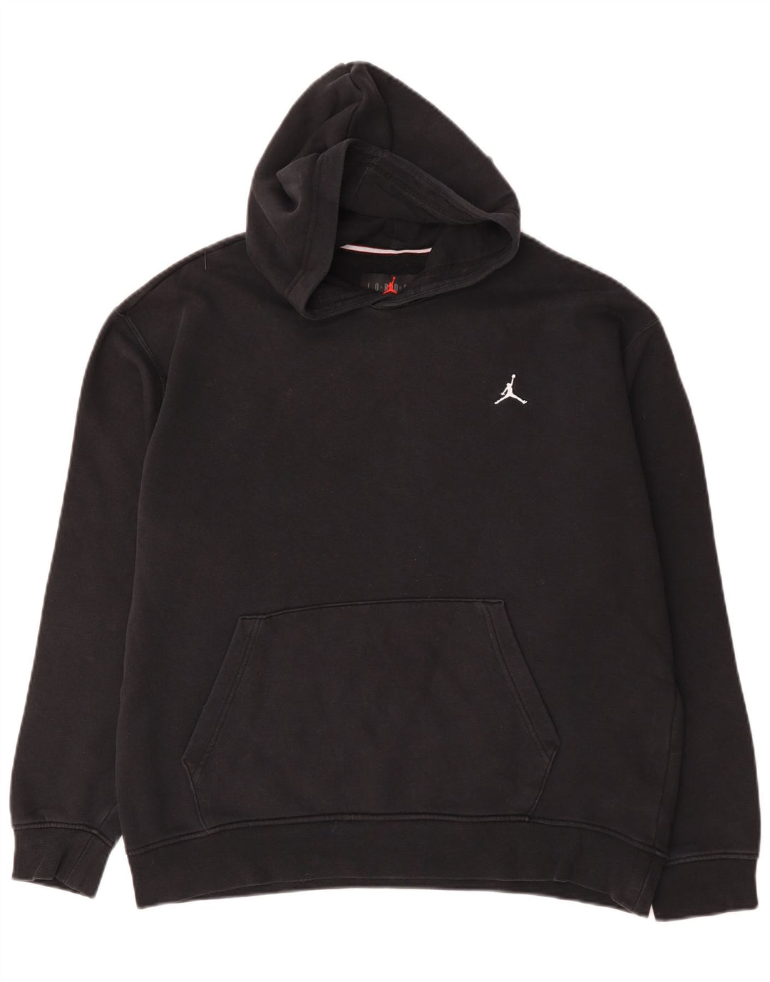Jordan moletom com capuz masculino grande algodão preto