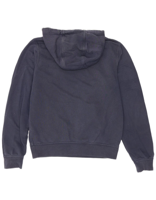 Nike masculino moletom com capuz pequeno algodão azul marinho