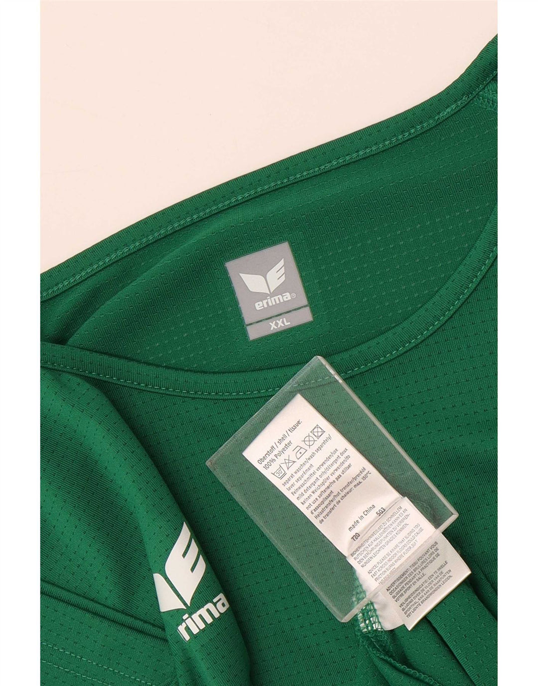 Camiseta masculina Erima Top 2XL poliéster verde