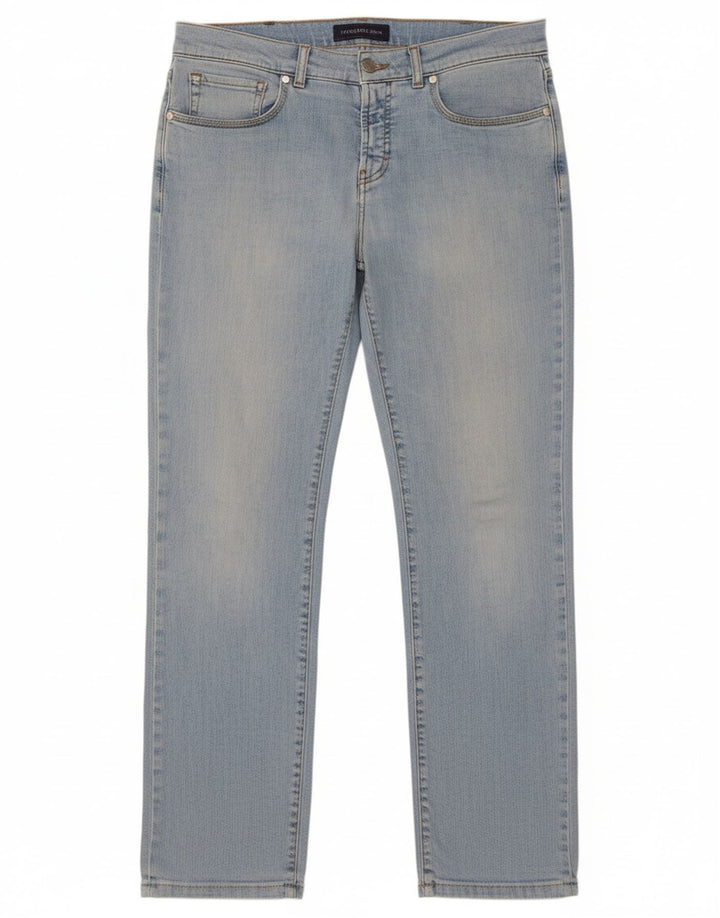Jeans reto masculino TRUSSARDI W35 L30 algodão azul
