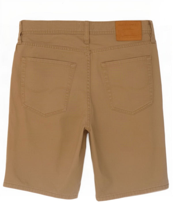 Jack & Jones Mens Casual Shorts Pequeno W29 Algodão Bege