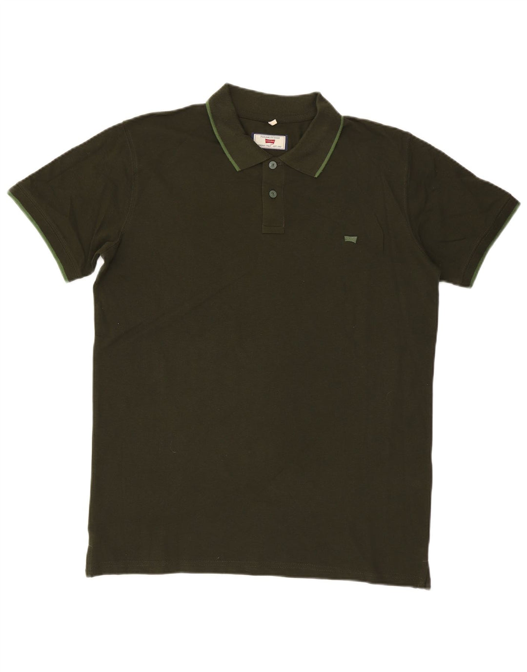 Camisa polo masculina Carrera XL algodão cáqui