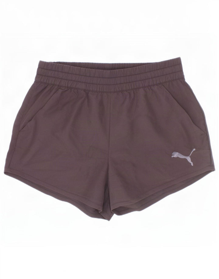 Shorts esportivos Puma meninas 13-14 anos preto poliéster