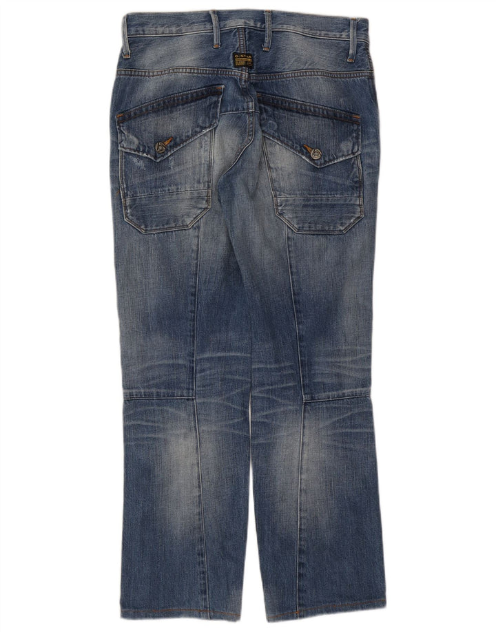 Jeans retos masculinos G-Star W32 L29 algodão azul