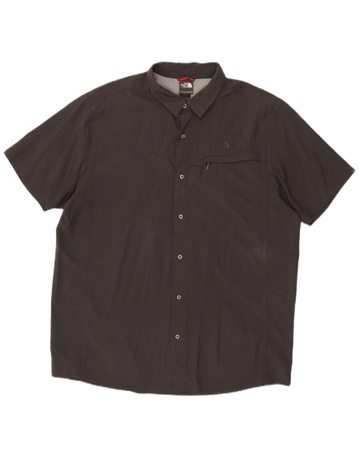 Camisa masculina de manga curta The North Face 2XL cinza nylon