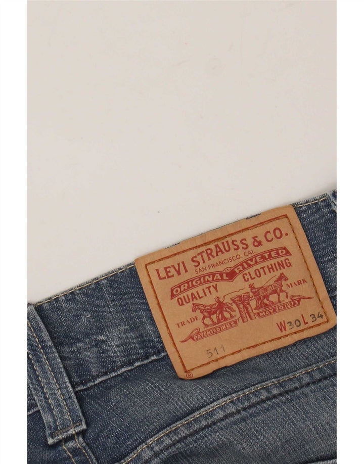 Calça Jeans Levis 511 Slim Masculina W30 L34 Azul