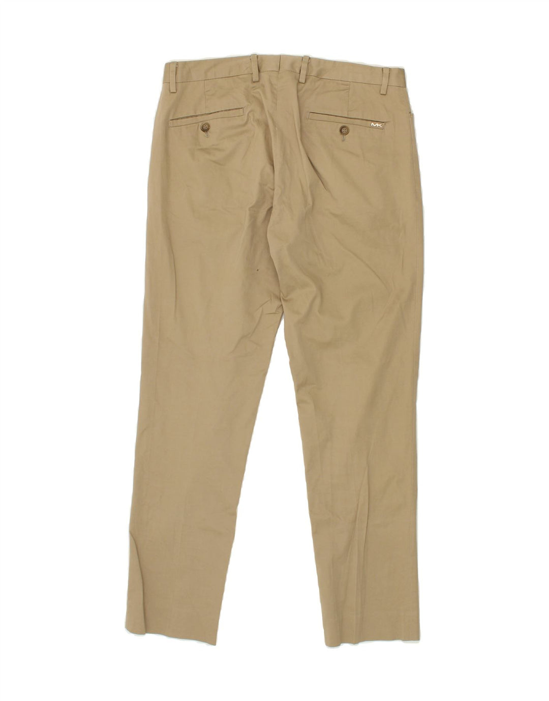 MICHAEL KORS Mens Slim Fit Casual Trousers W32 L30 Brown Cotton Vintage Michael Kors and Second-Hand Michael Kors from Messina Hembry 