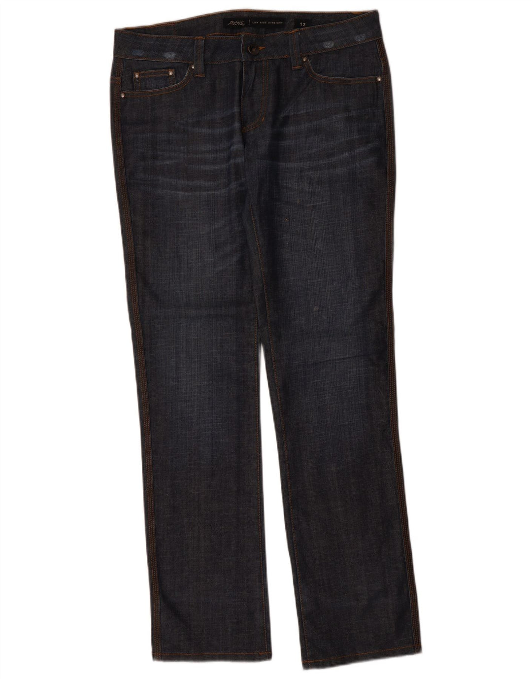 LEE Womens Riders Jeans retos de cintura baixa US 12 Grande W34 L33 Azul marinho