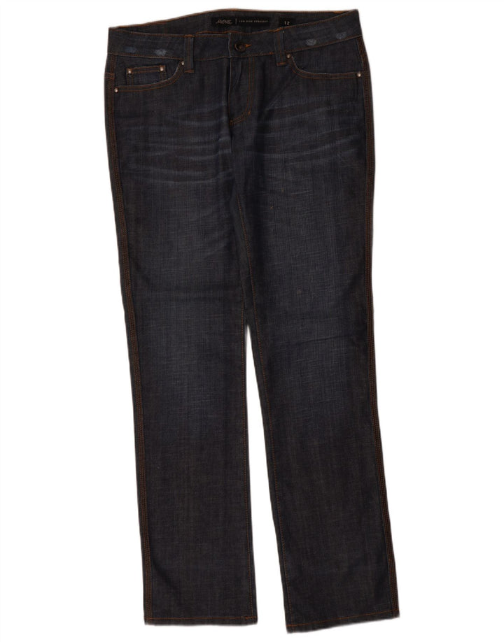 LEE Womens Riders Jeans retos de cintura baixa US 12 Grande W34 L33 Azul marinho