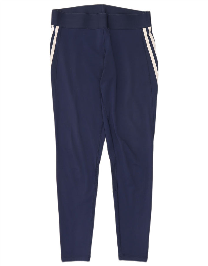 Leggings Adidas Aeroready Femininas UK 12/14 Médio Azul Marinho
