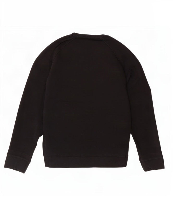 Diesel masculino gráfico moletom jumper grande algodão preto