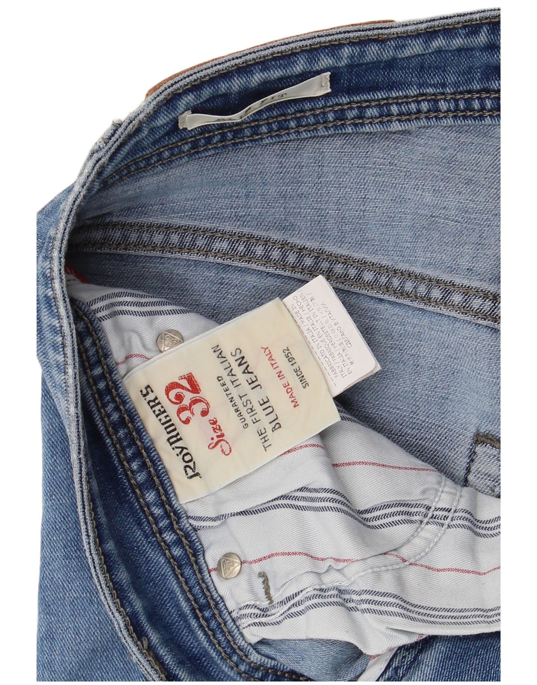 Calça jeans feminina Roy Rogers W32 L27 azul algodão