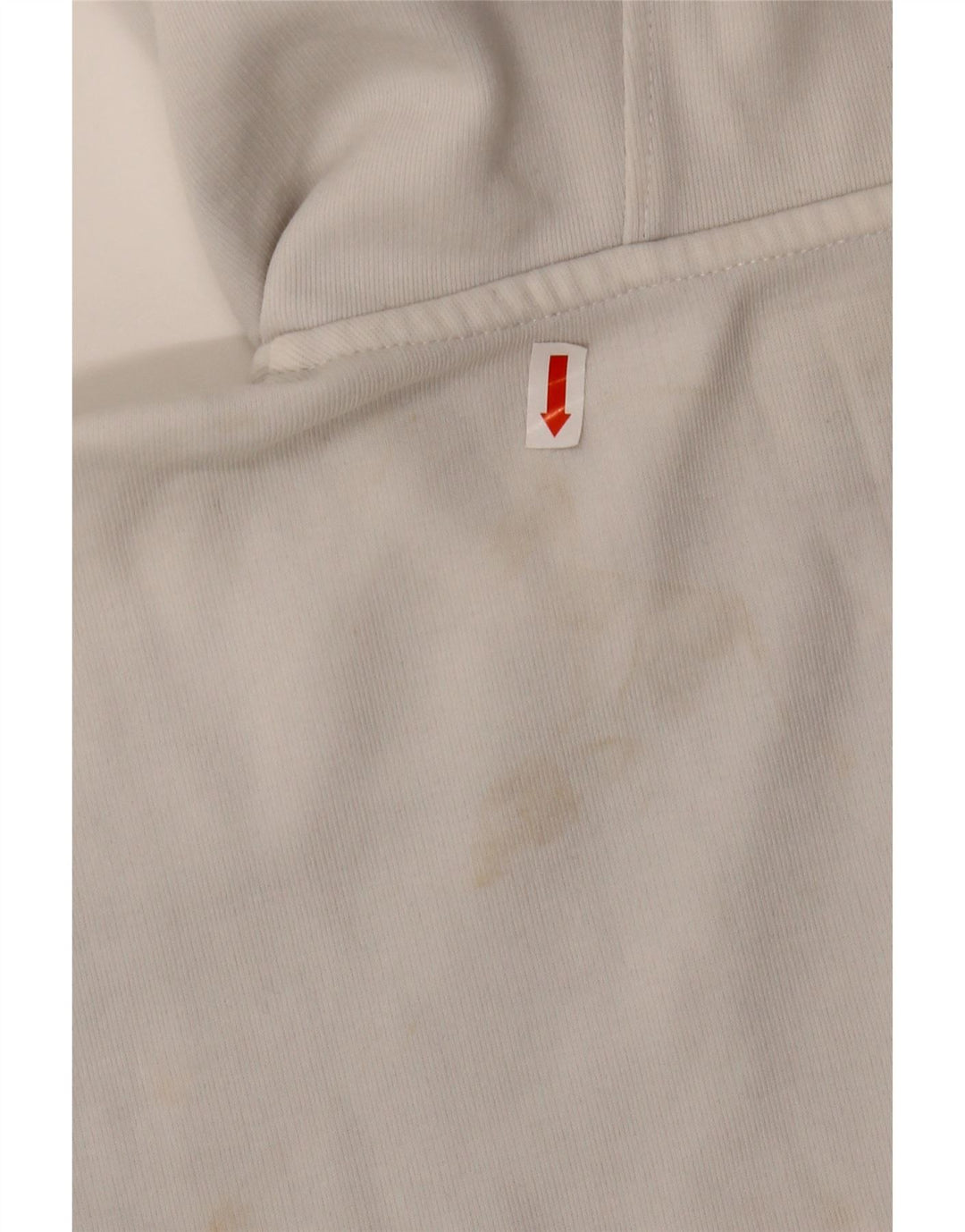 Suéter feminino com capuz e zíper GAS UK 14 algodão colorblock preto médio